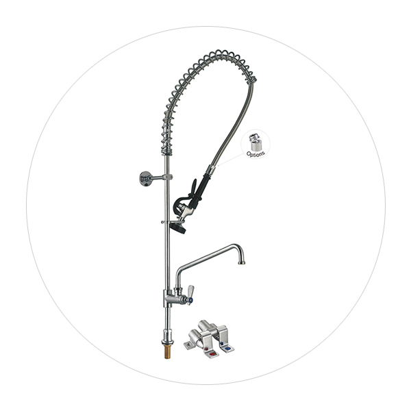 Pre-Rinse Units with Pedal Valve