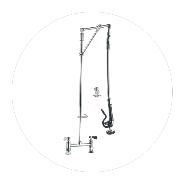 Pre-Rinse Units with Swivel Arm Support