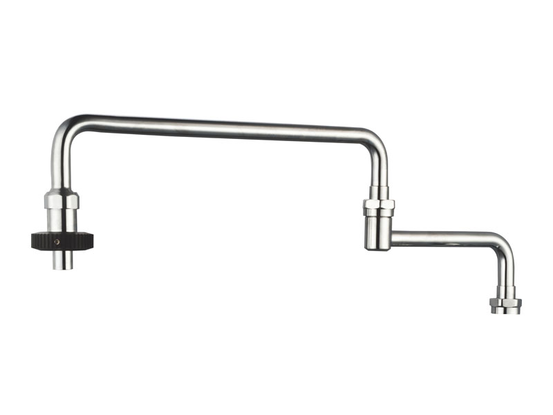 top-rinse double-joint nozzle with volume control