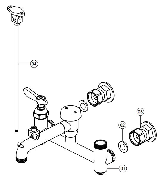 Product Intro American Standard Mop Sink Faucet-1