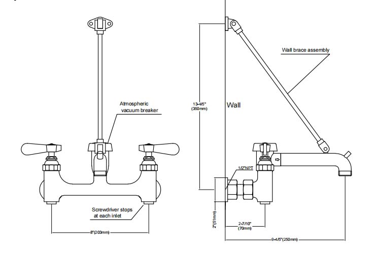 Product Intro American Standard Mop Sink Faucet-2