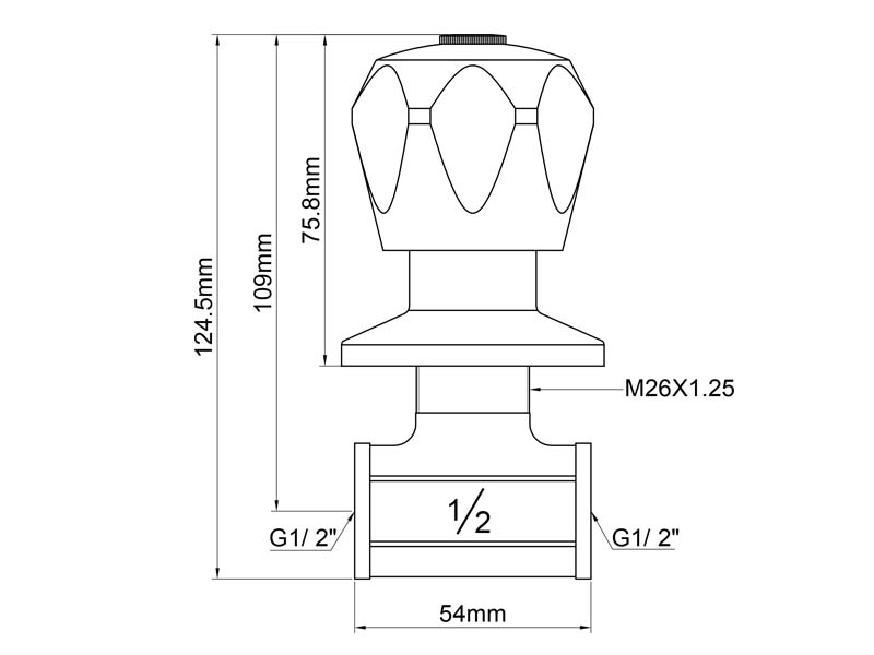Angle Stop Valve Size 20145