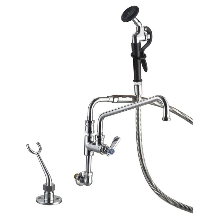 Commercial Faucet with Sprayer 9808-M600-AS
