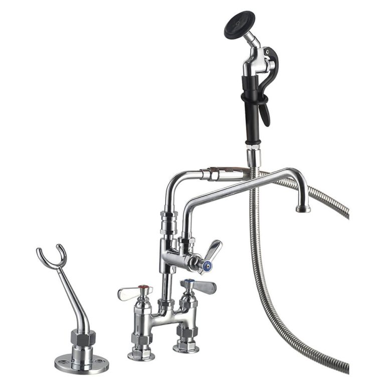 Commercial Faucet with Sprayer 9815-M600-AS