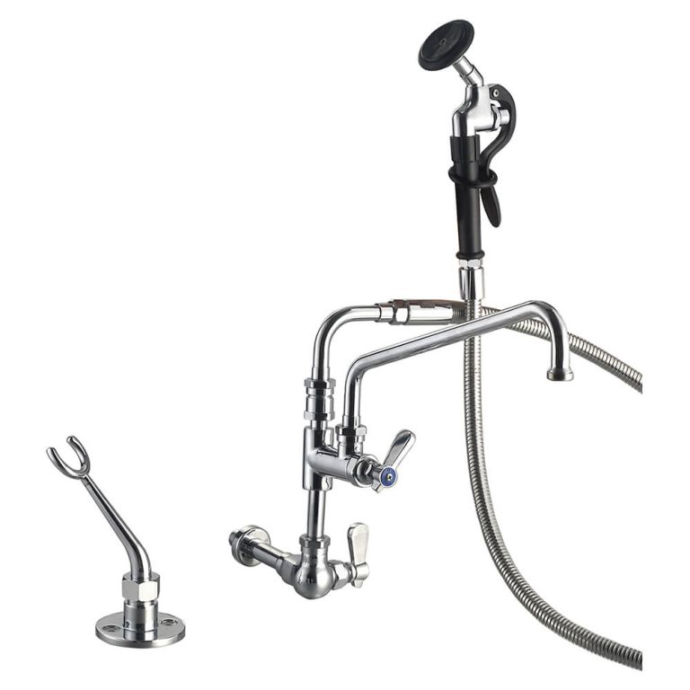 Commercial Faucet with Sprayer 9817-M600-AS