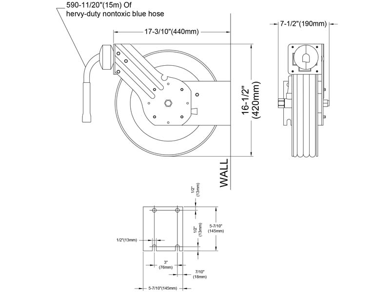 Eco Hose Reel Size M98E-HR00