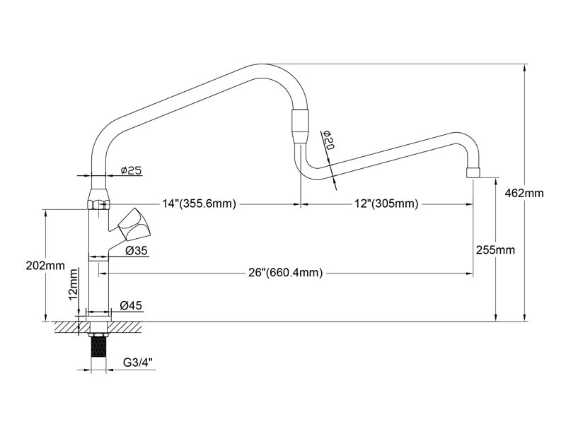European Kitchen Faucet Size 20130