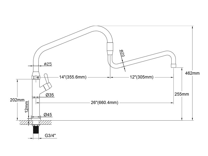 European Kitchen Faucet Size 20131