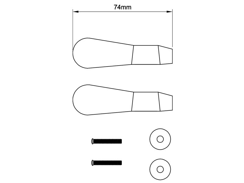 Faucet Handle Size 98-HD