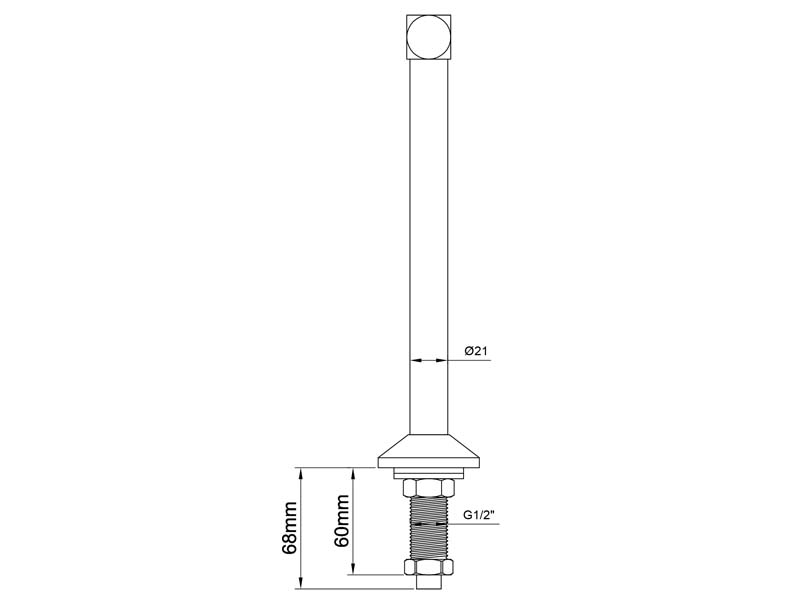 Glass Filler Faucet Size 9850-Z