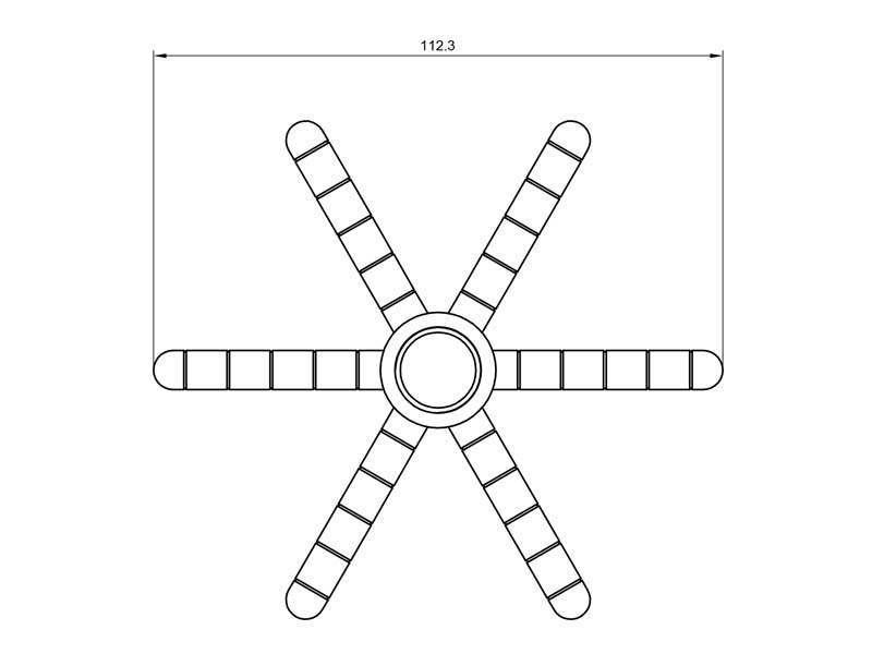Glass Rinser Parts Size 9860-BK
