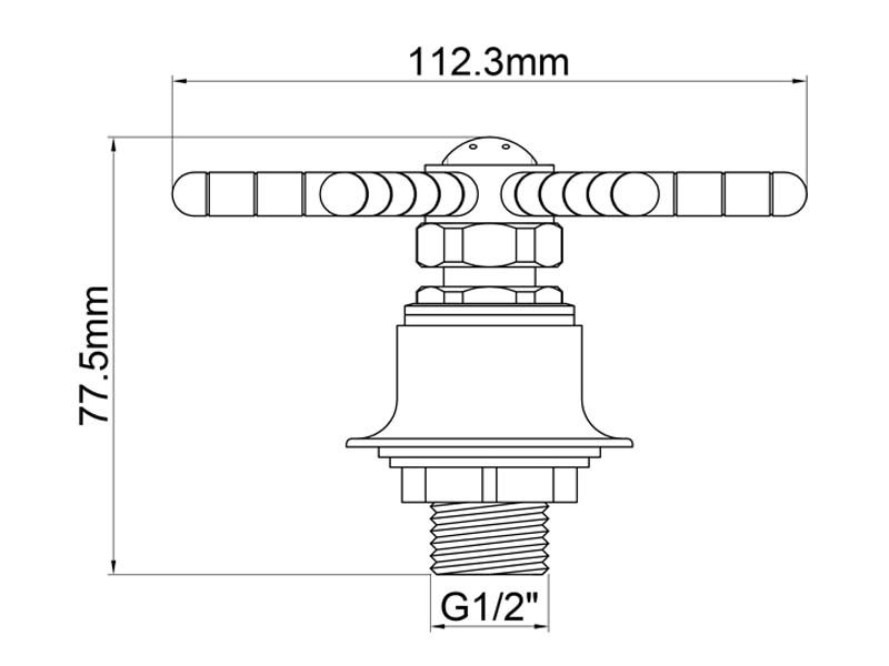 Glass Rinser Parts Size 9860-DF-110