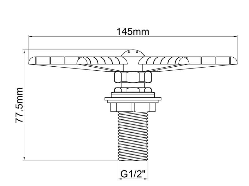 Glass Rinser Parts Size 9860-FE-145