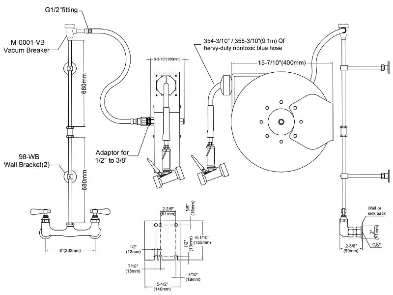 Hose Reel System Size XDF5188-98002