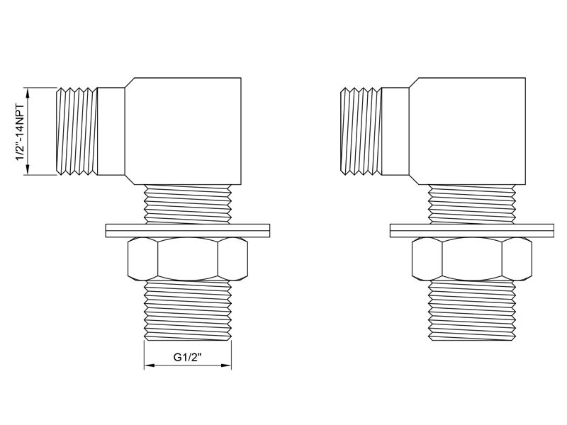 Installation Kits Elbow & Nipple Size 00098-30
