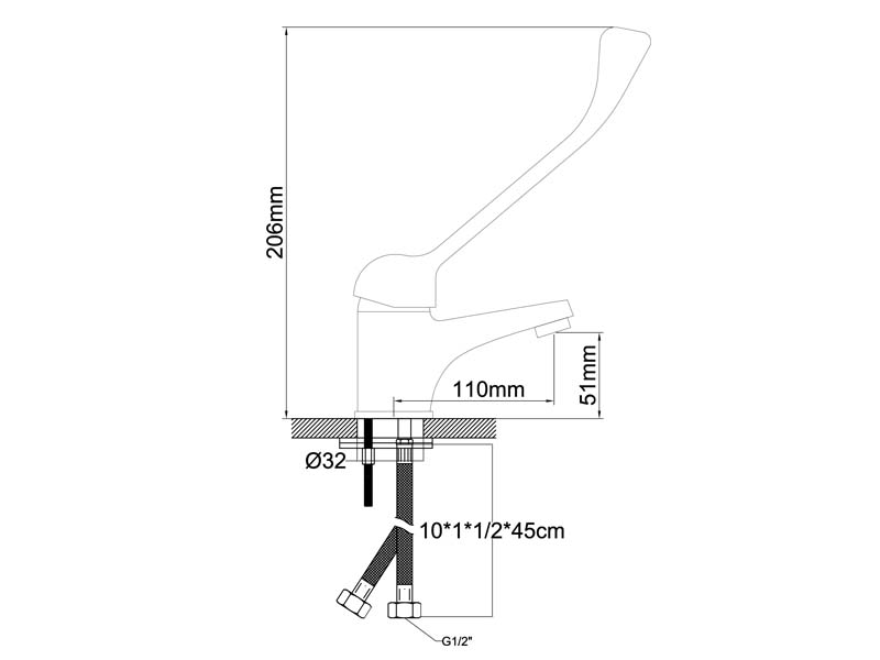 Medical Faucet Size 20104