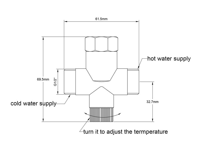 Mixing Valve Size GR100