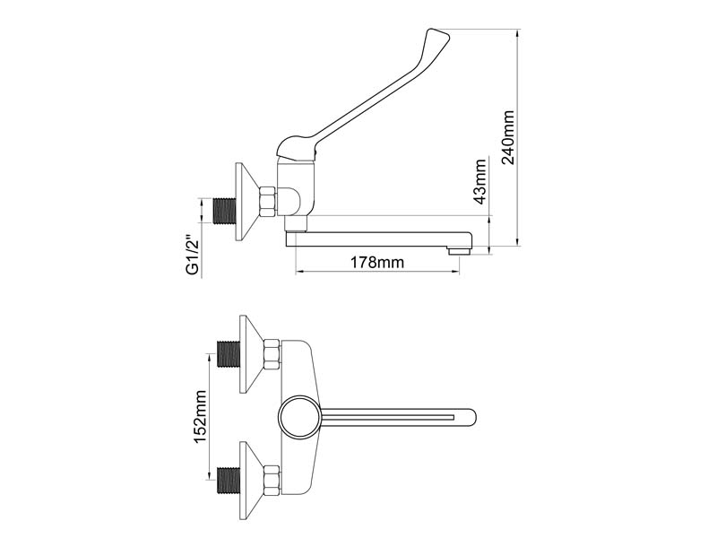 Mop Sink Faucet Size 20105