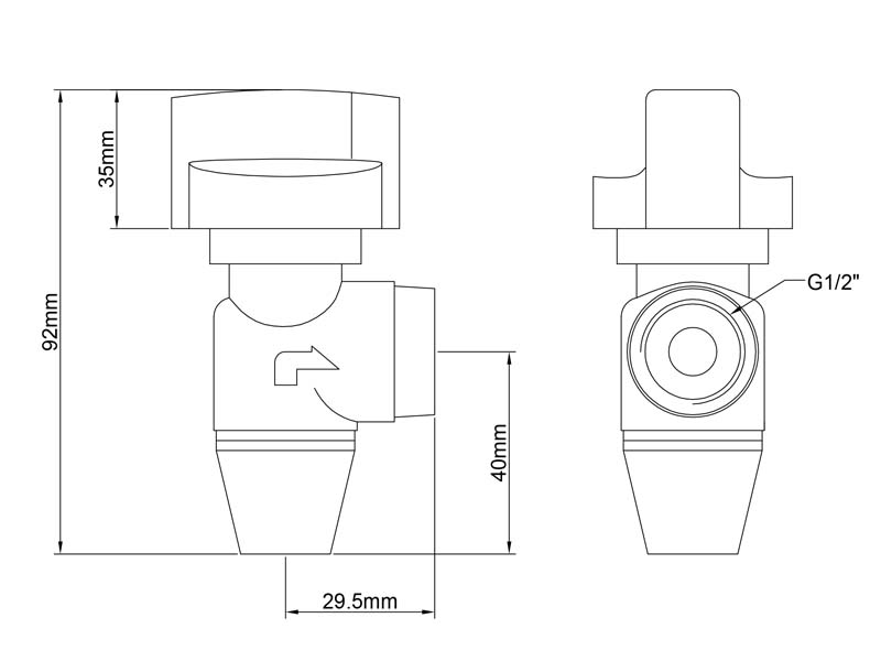 Oil Drain Valve Size GR107C