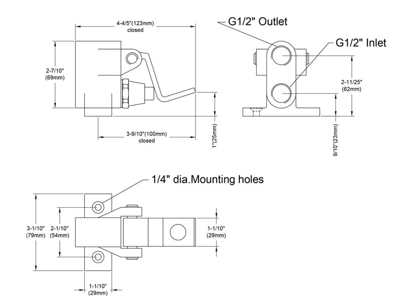 Pedal Valve Size F-901