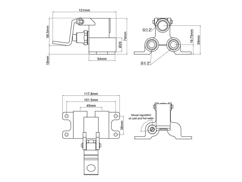 Pedal Valve Size F-904