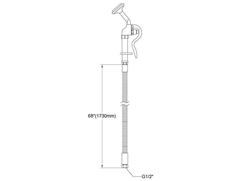 Pot Filler Faucet Parts Size M-0605-S