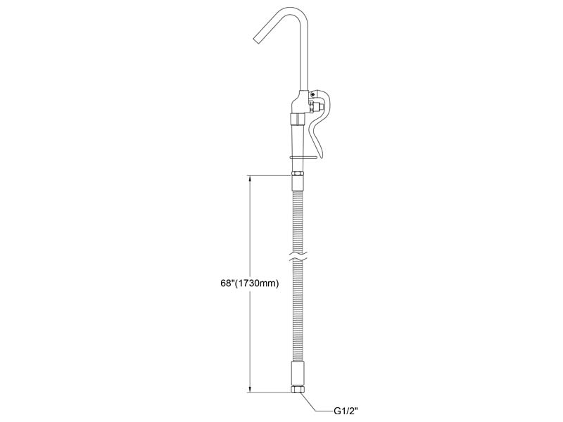 Pot Filler Faucet Parts Size M-0607-S