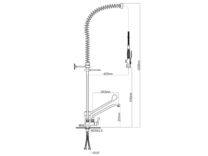 Pre-Rinse Faucets for Europe Market Size 90102