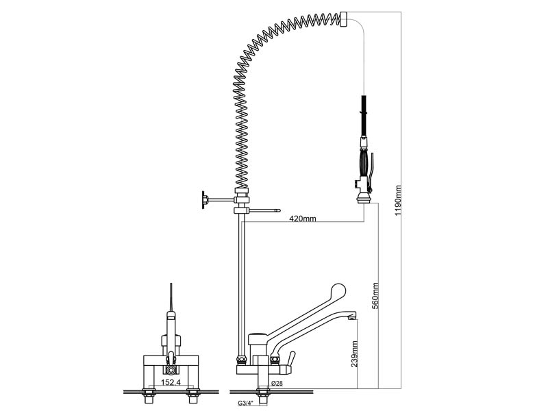 Pre-Rinse Faucets for Europe Market Size 90202