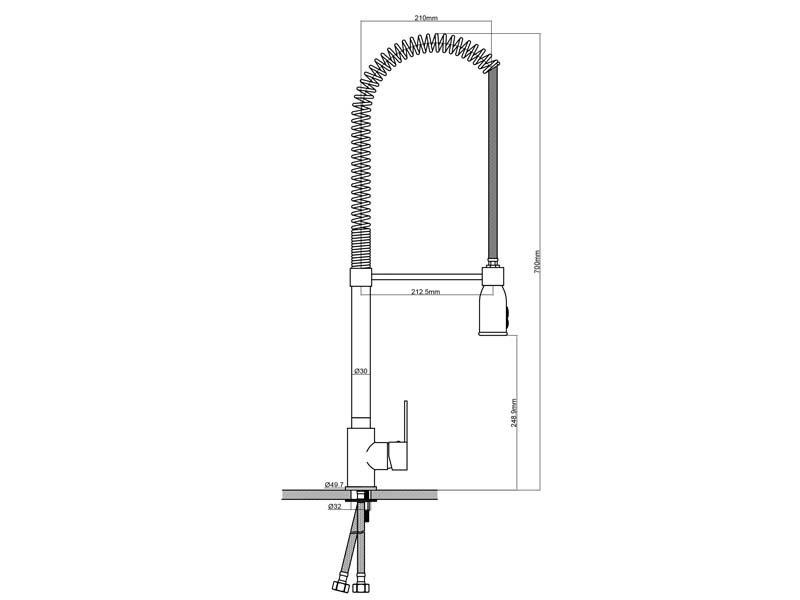 Pull Down Kitchen Faucet Size 20160