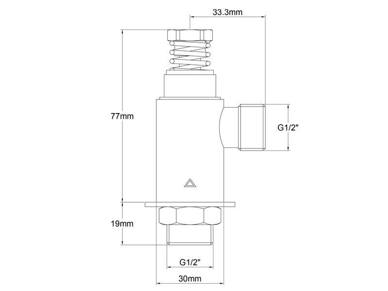 Push Button Valve Size GR138