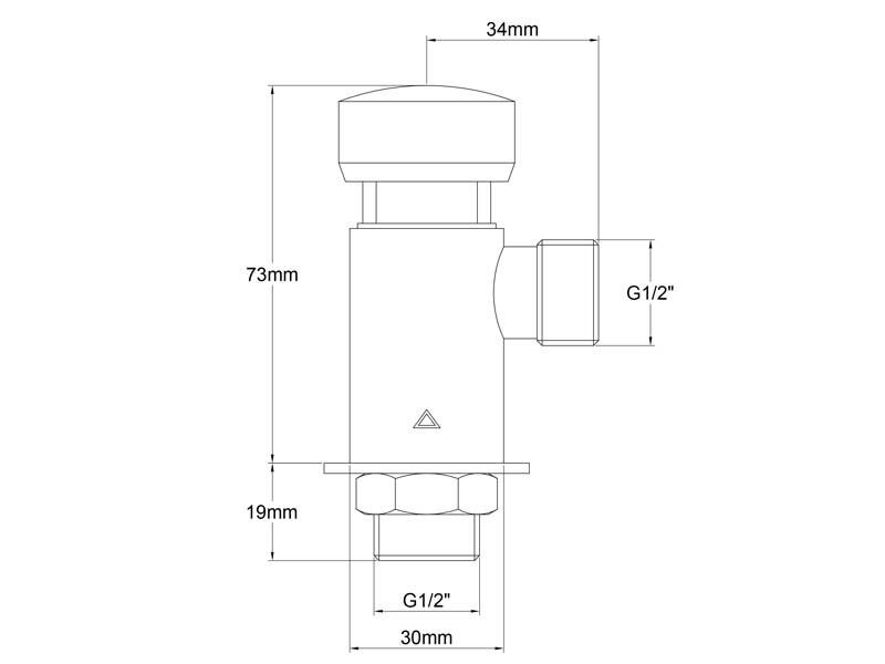 Push Button Valve Size GR138B