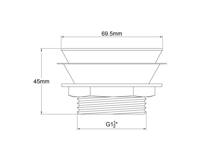 Waste Drain Size F-S
